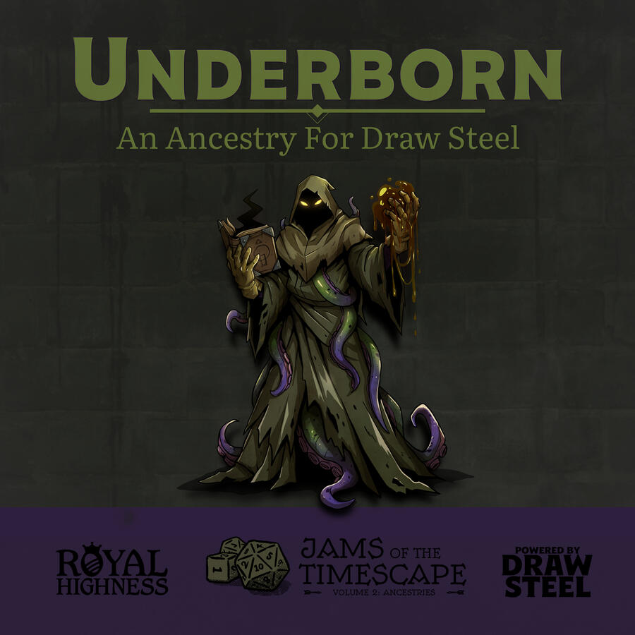 The Underborn Ancestry Draw Steel TTRPG Content